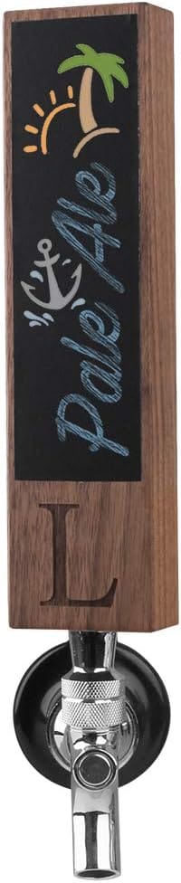 Monogrammed L ChalkboardBeer Tap Handle for Home Bar(from Alphabet 26 A-Z) Perfect For Brewery, Laser Engraved Chalkboard Tap Handles, Beer Brew Gift, 8 Inch Tall Walnut Wood Monogrammed L ChalkboardBeer Tap Handle for Home Bar(from Alphabet 26 A-Z) Perfect For Brewery, Laser Engraved Chalkboard Tap Handles, Beer Brew Gift, 8 Inch Tall Walnut Wood