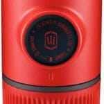 WACACO Nanopresso Portable Espresso Maker, Upgrade Version of Minipresso, 18 Bar Pressure, Mini Travel Coffee Machine, Manually Operated, Perfect for Camping and Hiking, Red