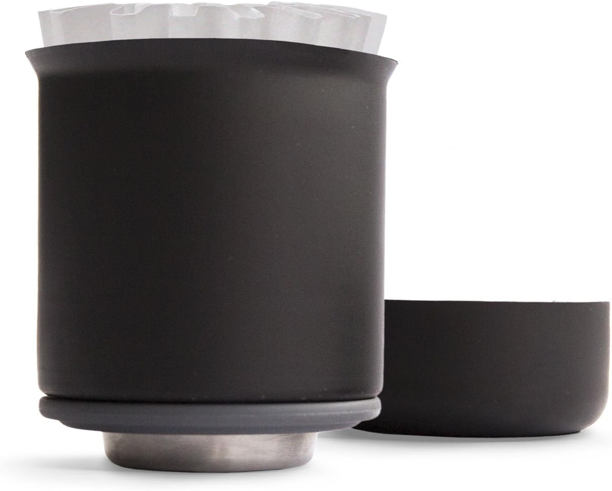 Fellow Stagg [XF] Pour Over Coffee Dripper – Stainless Steel Double Wall Vacuum Insulated Non-Clogging Pour Over coffee maker – Fast Drip – Portable coffee maker – 20 oz