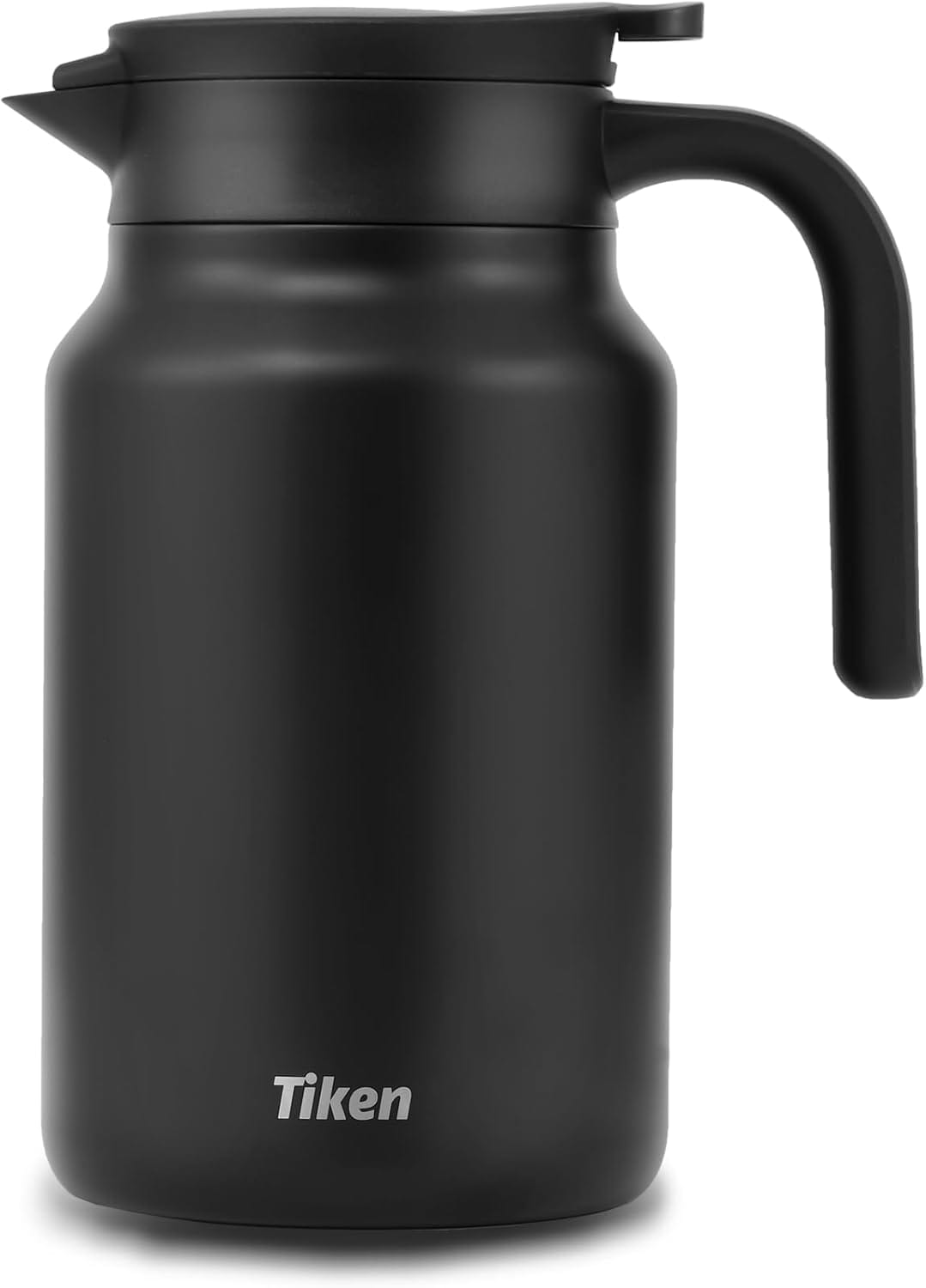 51 Oz Thermal Coffee Carafes For Keeping Hot, Double Wall Stainless Steel Insulated Coffee Carafe, 1.5 Liter Beverage Pitcher (Matte Black)