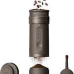 OutIn Fino Portable Electric Coffee Grinder,Adjustable Coffee Bean Grinder with 28 Precise Grind Setting,One-Button Burr Coffee Grinder with Fast‑Charge Battery, Auto‑Stop & Clog‑Protection