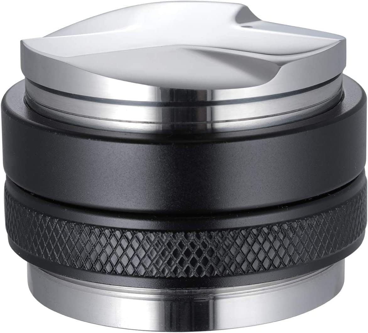 53mm Coffee Distributor and Tamper, Dual Head Coffee Leveler Compatible with Breville 54mm Portafilter, Adjustable Depth- Professional Espresso Hand Tampers