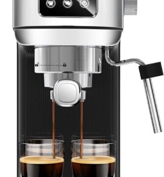 Geek Chef Espresso Machine, 20 Bar Coffee Machine, Latte Machine, Cappuccino Maker, Espresso Maker for Home