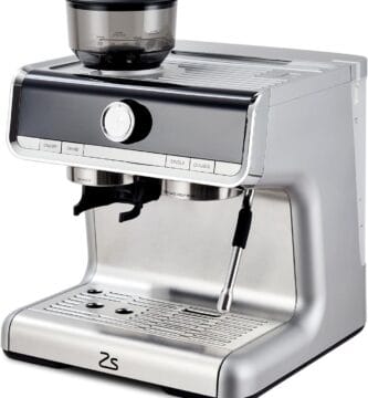 Espresso Machines with grinder, 20 Bar Professional Espresso Maker with Milk Frother & 95 oz Removable Water Tank for Latte and Cappuccino, Espresso Coffee Maker for Home, Stainless Steel