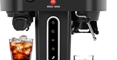Mcilpoog AC510 15Bar Semi Automatic Espresso Machine With Grinder & Steam Wand,3-in-1 Compact Espresso Coffee Maker With 28 oz Removable Water Tank for Cappuccino or Latte, Gift for Dad, Mom or Wife Mcilpoog AC510 15Bar Semi Automatic Espresso Machine With Grinder & Steam Wand,3-in-1 Compact Espresso Coffee Maker With 28 oz Removable Water Tank for Cappuccino or Latte, Gift for Dad, Mom or Wife