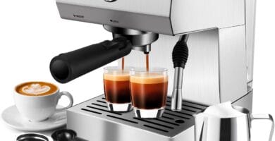 Gevi Espresso Machine 15 Bar Pump Pressure, Cappuccino Coffee Maker with Milk Foaming Steam Wand for Latte, Mocha, Cappuccino, 1.5L Water Tank, 1100W, Black Gevi Espresso Machine 15 Bar Pump Pressure, Cappuccino Coffee Maker with Milk Foaming Steam Wand for Latte, Mocha, Cappuccino, 1.5L Water Tank, 1100W, Black
