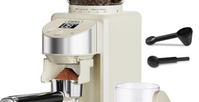 Gevi Coffee Grinder Electric,Coffee Bean Grinder with 35 Grind Settings for Espresso,Drip,French Press,Burr Coffee Grinder for Home Use,Anti-static Design,Beige Gevi Coffee Grinder Electric,Coffee Bean Grinder with 35 Grind Settings for Espresso,Drip,French Press,Burr Coffee Grinder for Home Use,Anti-static Design,Beige