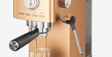 Maestri House Espresso Machines 20 Bar ULKA Pump, Compact Espresso Maker Built-in Flow Meter Steam Milk Frother, 43oz Removable Water Tank Stainless Steel Coffee Machine for Cappuccino (Rose Golden) Maestri House Espresso Machines 20 Bar ULKA Pump, Compact Espresso Maker Built-in Flow Meter Steam Milk Frother, 43oz Removable Water Tank Stainless Steel Coffee Machine for Cappuccino (Rose Golden)