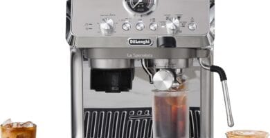 De’Longhi La Specialista Arte Evo Espresso Machine – Compact Cold Brew Coffee Maker with Grinder, Milk Steam Wand/Frother & Tamping Tools – Home Barista Kit for Lattes, Cappuccinos, Iced Coffee