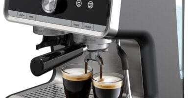 20 Bar Professional Espresso Machine with Grinder, Milk Frother & 95 oz Removable Water Tank – Stainless Steel Coffee Maker for Lattes and Cappuccinos at Home 20 Bar Professional Espresso Machine with Grinder, Milk Frother & 95 oz Removable Water Tank – Stainless Steel Coffee Maker for Lattes and Cappuccinos at Home