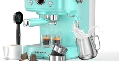Espresso Machine Latte Coffee Makers 20 Bar, 2 IN 1 Professional Cappuccino Machine and Milk Frother Steam Wand Compatible for NS Original Capsules for Home Brewing – Blue Espresso Machine Latte Coffee Makers 20 Bar, 2 IN 1 Professional Cappuccino Machine and Milk Frother Steam Wand Compatible for NS Original Capsules for Home Brewing – Blue