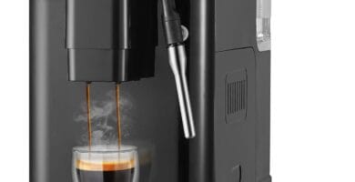 VEVOR Automatic Espresso Machine, 20 Bar Auto Coffee Machine with Frother Steam Wand, Built-In Grinder and 15-Level Grinding Settings, Professional Espresso Coffee Maker with 1.5L Water Tank