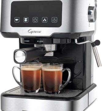 Capresso Café TS Touchscreen Espresso Machine, 50 ounces,Silver