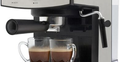 Capresso 117.05 Stainless Steel Pump Espresso and Cappuccino Machine EC50, Black/Stainless Capresso 117.05 Stainless Steel Pump Espresso and Cappuccino Machine EC50, Black/Stainless