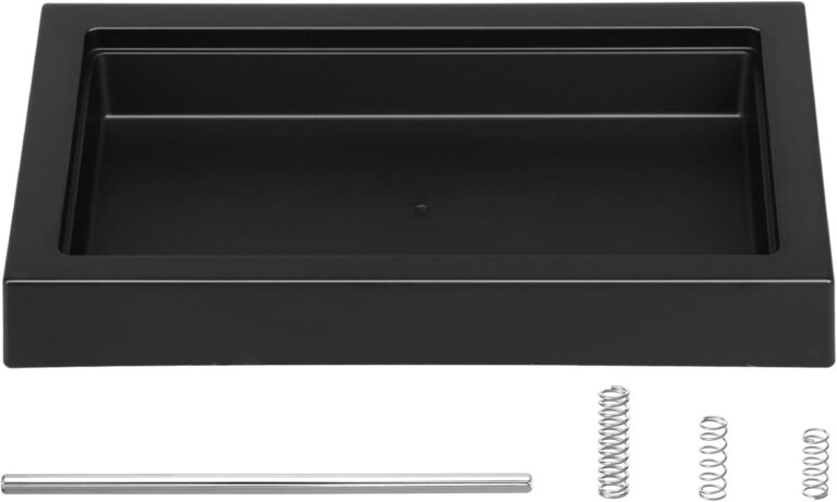 Low Profile Thin Drip Tray, 6 Bar 9 Bar 12 Bar OPV Spring Modification Kit, Long Stainless Steel Tube, Fit for Gaggia Classic Pro Traditional Espresso Coffee Machine (5 Pcs)