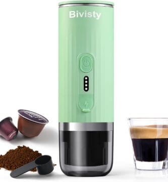 Portable Espresso Maker, Wireless Self-heating, Mini Coffee Maker, 80ml Water Tank, Ground Coffee Compatible with Nespresso & Dolce Gusto for Travel, Camping, Hiking, Office (Green) Portable Espresso Maker, Wireless Self-heating, Mini Coffee Maker, 80ml Water Tank, Ground Coffee Compatible with Nespresso & Dolce Gusto for Travel, Camping, Hiking, Office (Green)