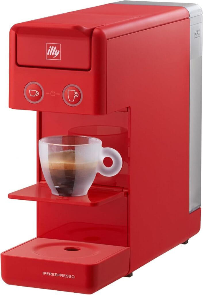 illy Y3.3 Espresso Machine, Single Serve Coffee Machine for IperEspresso Capsules, Single Cup Espresso Maker (Red) illy Y3.3 Espresso Machine, Single Serve Coffee Machine for IperEspresso Capsules, Single Cup Espresso Maker (Red)