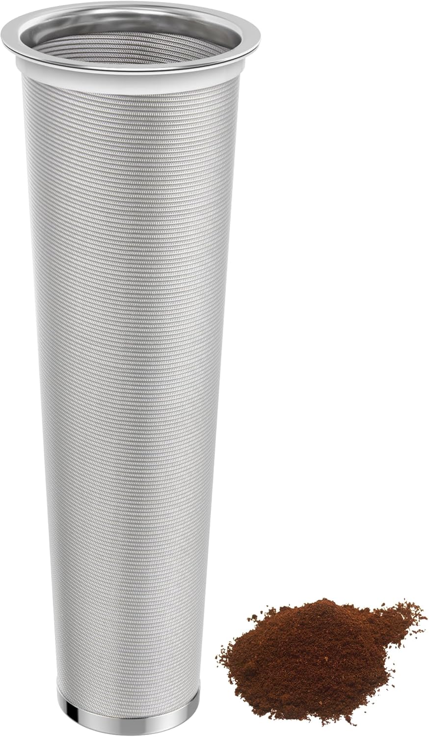 Cold Brew Coffee Filter for 64oz Wide Mouth Mason Jar Pitcher – Fine Mesh, Reusable 304 Stainless Steel Strainer with Sealing Ring, Cold Brew Strainer for Cold Brew Coffee Maker, Tea Infuser Cold Brew Coffee Filter for 64oz Wide Mouth Mason Jar Pitcher – Fine Mesh, Reusable 304 Stainless Steel Strainer with Sealing Ring, Cold Brew Strainer for Cold Brew Coffee Maker, Tea Infuser