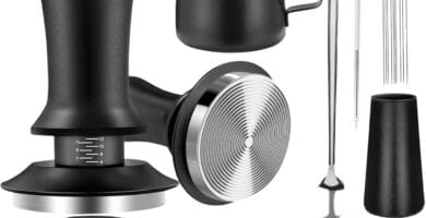 22 PCS Espresso Accessories Kit,58mm Coffee Tamper Set ,Barista Kit, – with Frothing Pitcher,WDT Tool,Stirrer,Tamper Mat ,Coffee Stencils,Latte Art Pen 22 PCS Espresso Accessories Kit,58mm Coffee Tamper Set ,Barista Kit, – with Frothing Pitcher,WDT Tool,Stirrer,Tamper Mat ,Coffee Stencils,Latte Art Pen