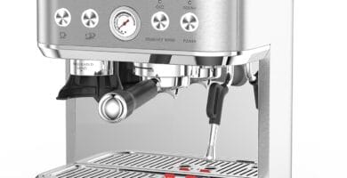 Professional Espresso Machine with Built-In Grinder and Milk Frother, 15 Bar Cappuccino and Latte Maker, Gift for Coffee Enthusiasts, Mom, Dad