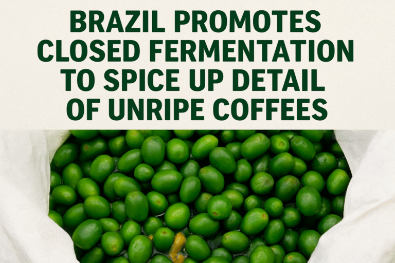 Brazil Find out about Promotes Closed Fermentation to Spice up Detail of Unripe Coffees