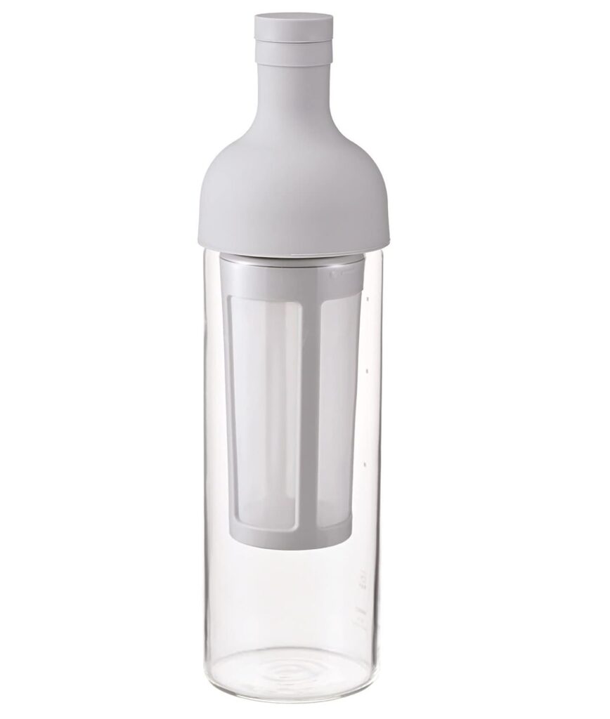 Hario Cold Brew Coffee Wine Bottle, 700ml, Pale Grey