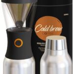 asobu Cold Brew Coffee Maker, Award-Winning 40oz Insulated Cold Brew Brewer with Portable Stainless Steel Carafe – No.1 Europe Coffee Fest Winner, Leakproof, BPA-Free, Keeps Cold 24H