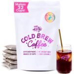 Katy’s Cold Brew Coffee Pitcher Packs | 6 Large Cold Brew Bags with Smooth, Bold Brazilian Coffee | Easy, Mess-Free Brewing in Any Container | No Straining Needed | 100% Woman-Owned | Makes 32 Cups