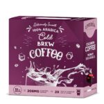 Upouria Cold Brew Coffee on Tap | Ready to Drink Cold Brewed Coffee | Cold Brew Coffee Drink Extracted from Premium Coffee Beans | Made from 100% Arabica Cold Brew Extract | Black & Bold | 128 fl oz