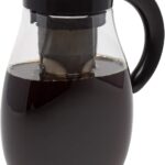 Primula Flavor Airtight Cold Brew Coffee or Iced Tea Maker Shatterproof Durable Plastic Construction, Leak-Proof, 2.7 Quart, Black