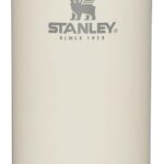 STANLEY Travel Mug with Integrated French Press 16 oz | 5 Minute Brew, 4 Hours Hot, Leakproof Lid | Mesh Filter for Coffee Grounds | Insulated Stainless Steel Coffee Maker | BPA-Free | Cream Gloss