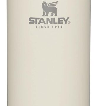STANLEY Travel Mug with Integrated French Press 16 oz | 5 Minute Brew, 4 Hours Hot, Leakproof Lid | Mesh Filter for Coffee Grounds | Insulated Stainless Steel Coffee Maker | BPA-Free | Cream Gloss