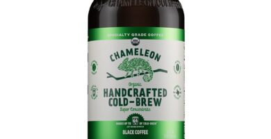 Chameleon Cold Brew Organic Cold Brew Concentrate Black Coffee, 32 fl oz