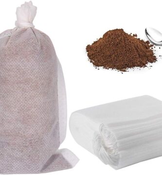YQL Cold Brew Coffee Filter,50PCS 4×6 Inch No Mess Cold Brew Coffee Bags Disposable Mesh Brewing Bags Tea Filter Bag for Cold Brew Coffee or Tea