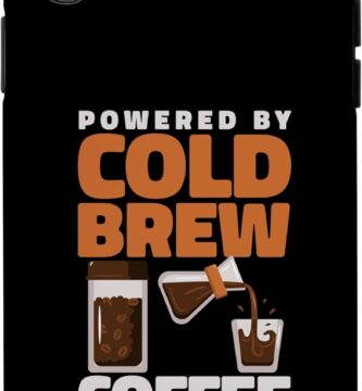 iPhone X/XS Powered By Cold Brew Coffee Iced Coffee Case iPhone X/XS Powered By Cold Brew Coffee Iced Coffee Case
