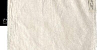 (1-Pack, Large 12in x 12in) Organic Cotton Cold Brew Coffee Bag – Designed in California – Reusable Coffee Filter with EasyOpen Drawstring Cold Brew Maker for Pitchers, Mason Jars, & Toddy Systems