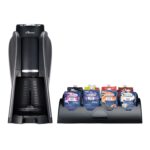 Flavia Aroma Brewer Bundle with 84 Freshpacks and 1 Merchandiser – Coffee Machine, Makes Coffee, Lattes, Tea, and other Hot or Iced Beverages with Single-Serve Freshpacks, Multiple Brew Sizes, Grey