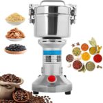 150g Electric Grain Mill Grinder – 850W High-Speed Stainless Steel Dry Food Grinder for Coffee, Spices, Nuts & Herbs | 28000 RPM | 3 Blades | Commercial & Home Kitchen Use