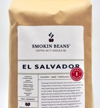 5-Pound El Salvador, Unroasted Green Arabica Coffee Beans, Fresh Current Crop Specialty Grade, Roast the Beans Yourself at Home on Your Roasting Equipment Prior to Using for Brewing Coffee