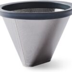 Able NUMBER FOUR: Precision Reusable Coffee Filters, Durable Metal Coffee Filter Compatible with Any Number 4 Brew Basket, Brewing System Accessory, Optimizes Extraction, Reduces Sediment, Pack of 1