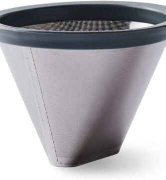 Able NUMBER FOUR: Precision Reusable Coffee Filters, Durable Metal Coffee Filter Compatible with Any Number 4 Brew Basket, Brewing System Accessory, Optimizes Extraction, Reduces Sediment, Pack of 1
