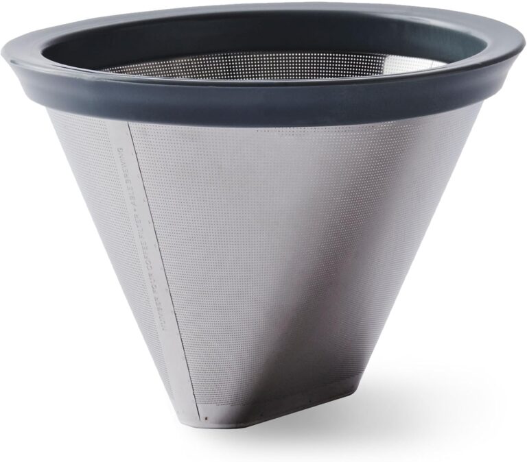 Able NUMBER FOUR: Precision Reusable Coffee Filters, Durable Metal Coffee Filter Compatible with Any Number 4 Brew Basket, Brewing System Accessory, Optimizes Extraction, Reduces Sediment, Pack of 1