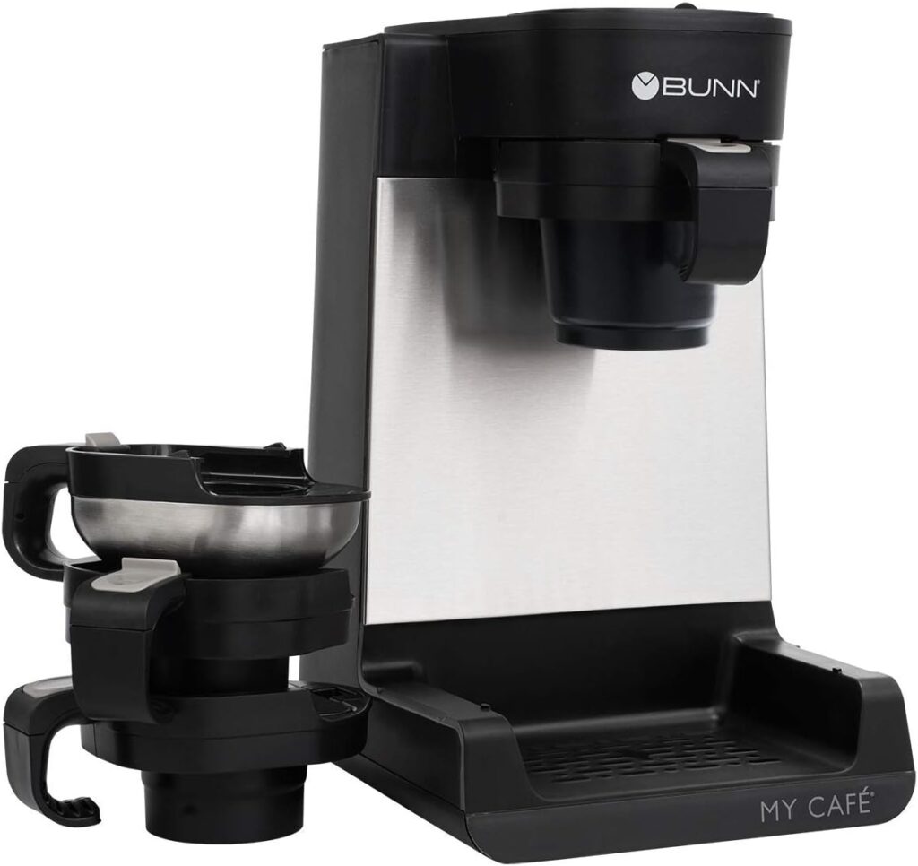 BUNN MCU My Cafe Single Cup Multi Use Coffee Brewer (Black/SST)