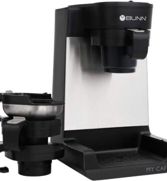 BUNN MCU My Cafe Single Cup Multi Use Coffee Brewer (Black/SST) BUNN MCU My Cafe Single Cup Multi Use Coffee Brewer (Black/SST)