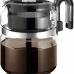 Café Brew Collection 8-Cup Glass Stovetop Percolator Coffee Pot – Borosilicate Glass Coffee Percolator – BPA Free – Dishwasher Safe – Brewing on Electric and Gas Ranges