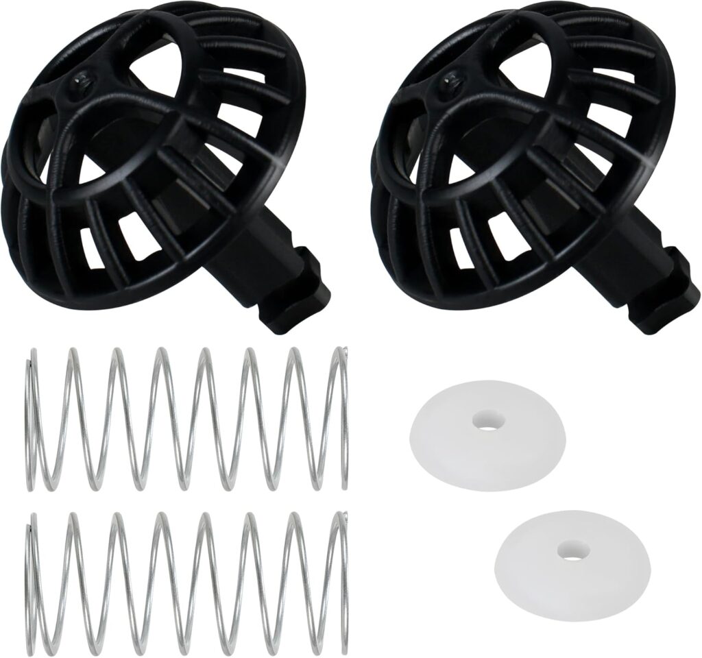 Coffee Machine Brew Basket Bottom Spring Loaded Stopper Kits Compatible with Cuisinart Coffee Makers, Coffee Maker Parts Fit for Cuisinart DCC-1200, DCC-1200BCH, DCC-1200BW Brew Basket, 2 Pack