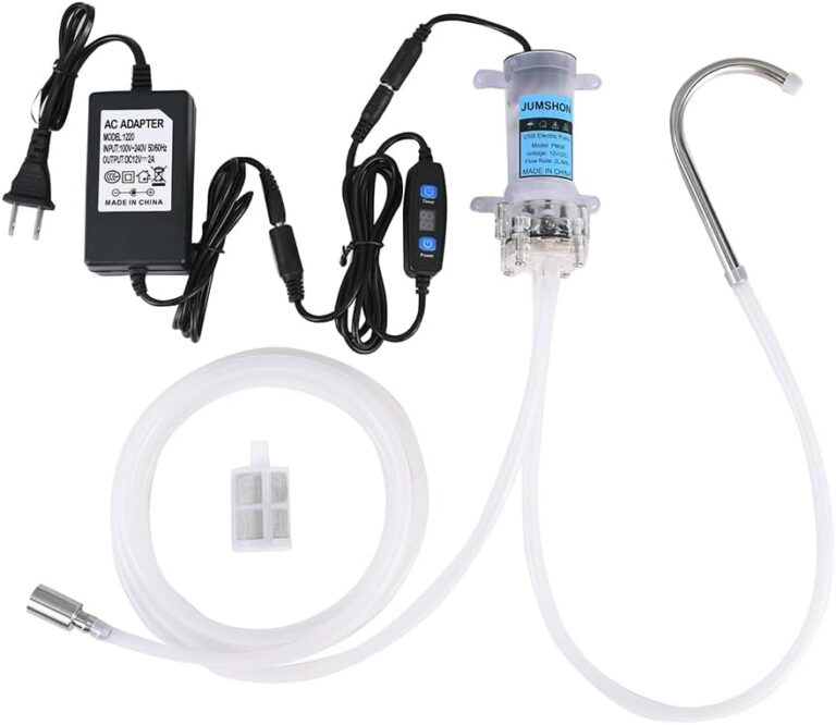 Electric Food Grade Auto Siphon Self Priming Pump for Bottling Home brew Wine,Beer and Kombucha,Water Transfer Pump 100-240V With Timer Control for Ice Maker Coffee Machine Water Cooling,2L/Min