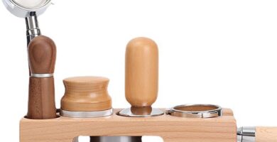 Joyeee Espresso Tamping Station, Beech Wood Portafilter Holder Espresso Coffee Equipment for Bar Home Office, Fit for 58MM (Accessories not Included) Joyeee Espresso Tamping Station, Beech Wood Portafilter Holder Espresso Coffee Equipment for Bar Home Office, Fit for 58MM (Accessories not Included)