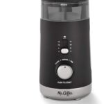 Mr. Coffee Automatic Coffee Grinder with 5 Presets, 12 Cup Capacity, Black – Ideal for Home Use and Espresso Lovers