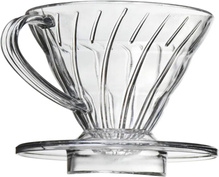 Pour Over Coffee Maker, V60 Coffee Dripper, 1-2 Cups Manual Brew Maker, Single Cup Slow Brewing Accessories for Travel, Camping, Office, Home